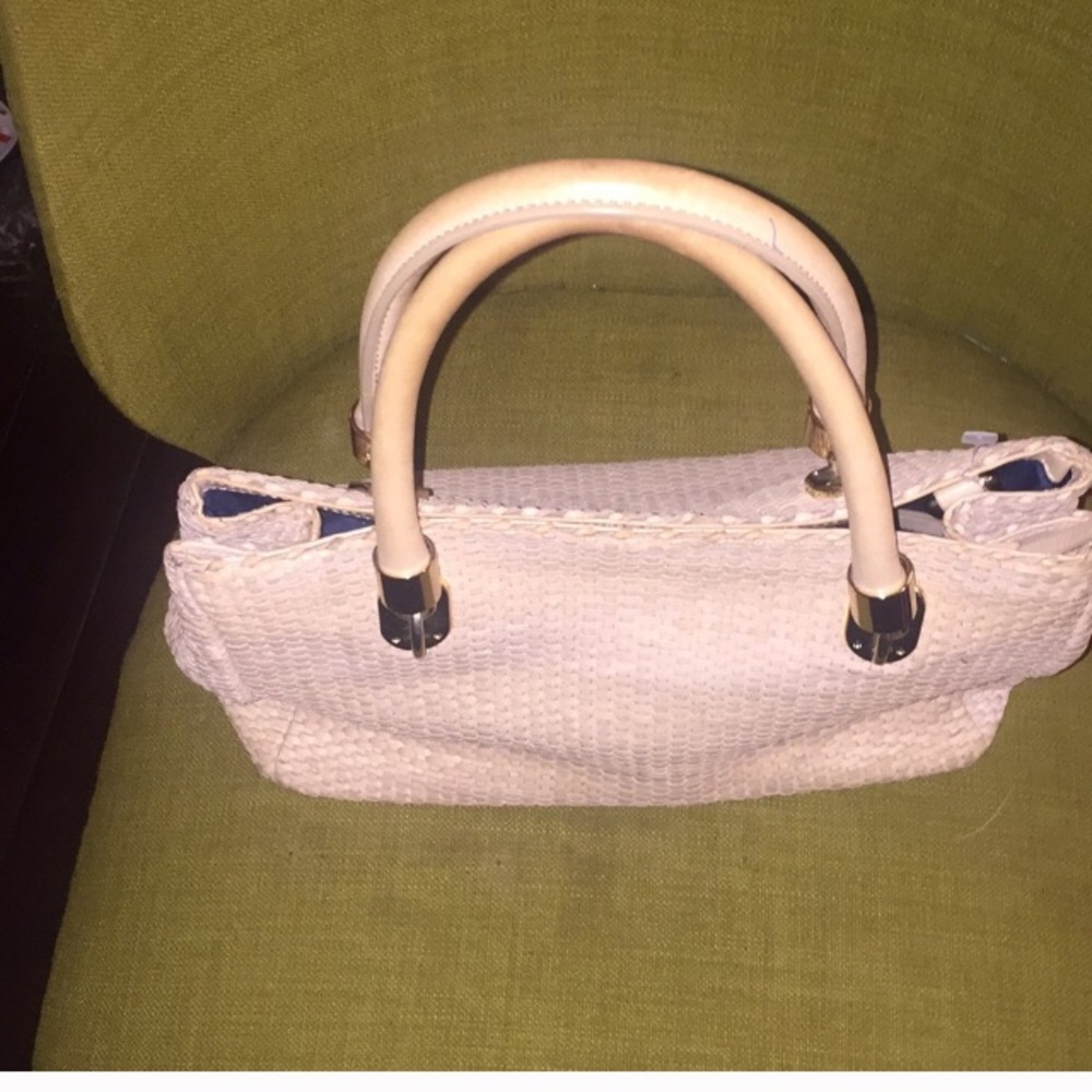 Leather woven Cole Haan handbag